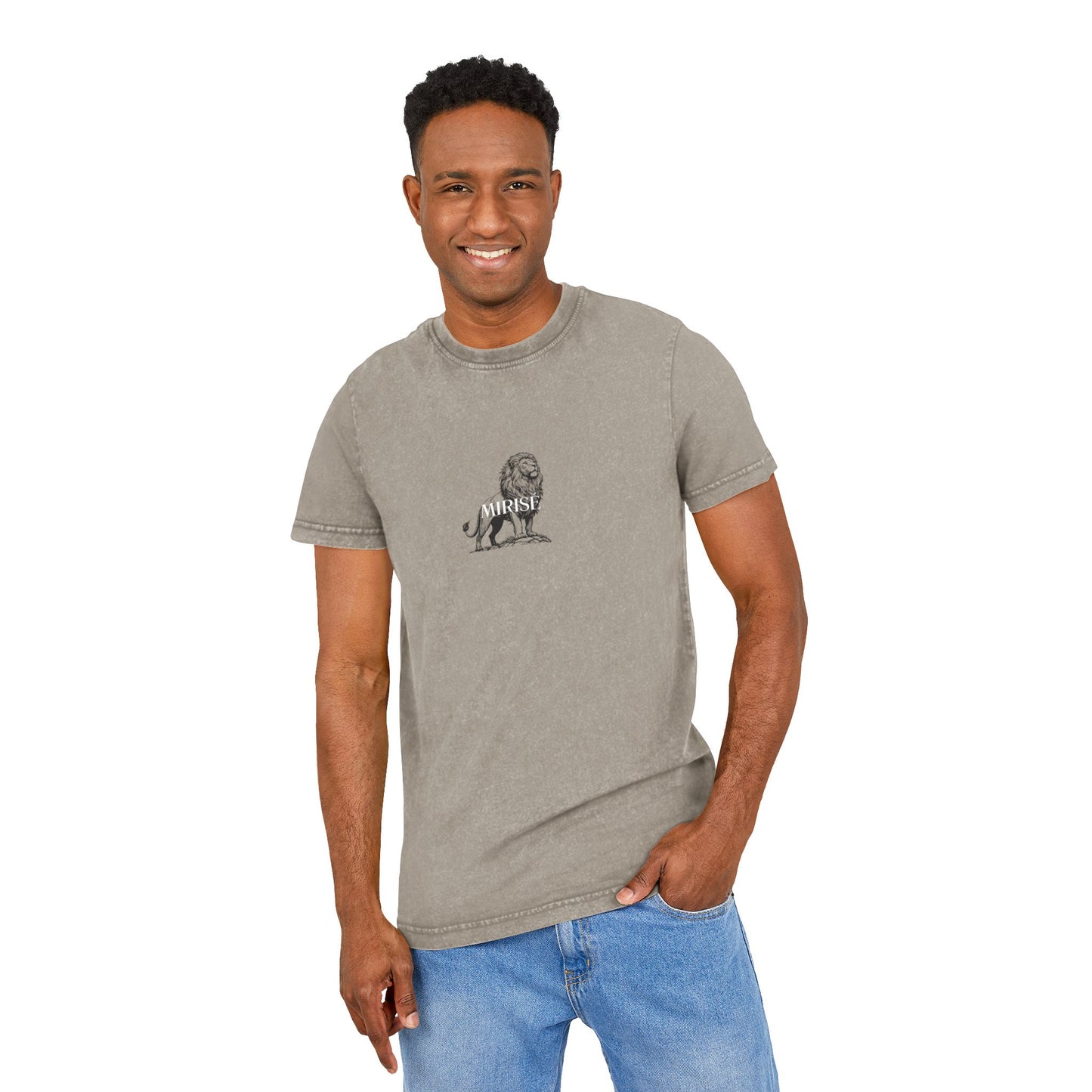 Stone-Dye Vibe Tee – Laid-Back with Attitude